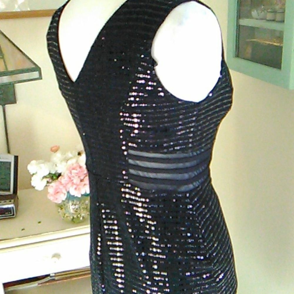 Enfocus Studio Black Sequin Dress - Picture 9 of 15